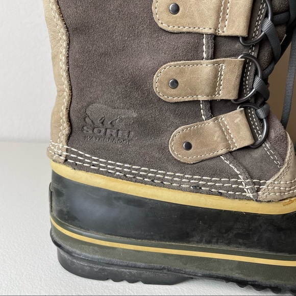Sorel Brown Cream Joan of Arctic Winter Boots - Picture 3 of 7